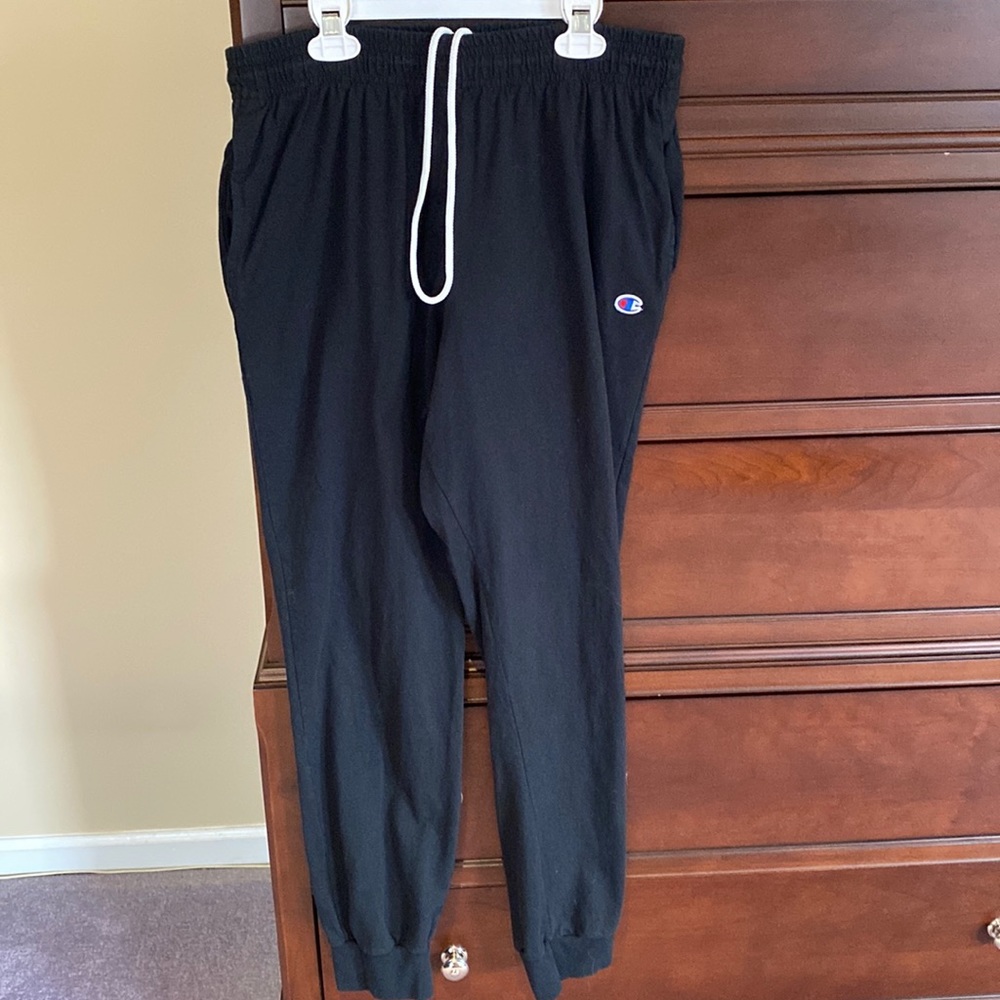 Champion black men’s joggers